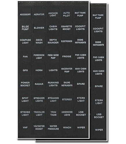 Amazon.com: 126 White Boat Dash Switch Instrument Panel